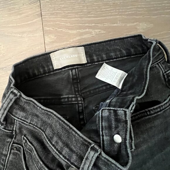 Everlane Kick Crop Jean in Washed Black EUC - Picture 4 of 8